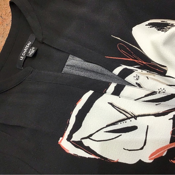 Chic Black Floral Wrap Dress - Picture 9 of 10